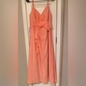 Coral Azazie gown